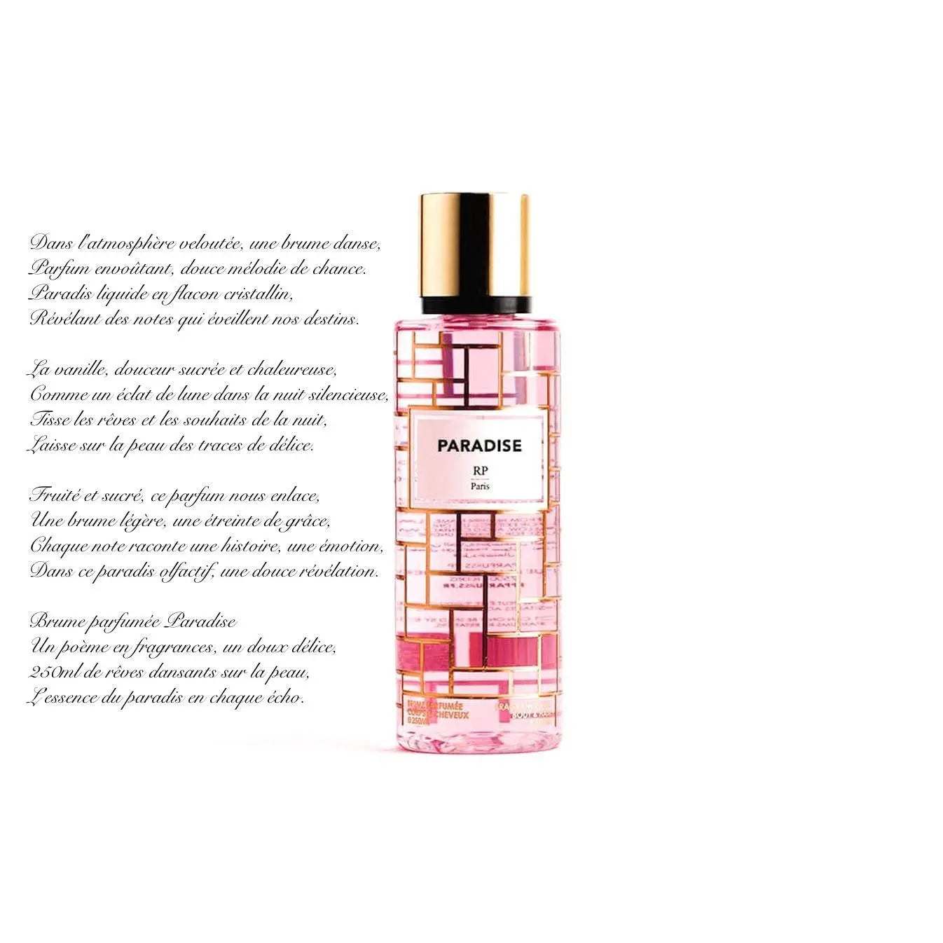 Brume parfumante RP – Paradise – 250ml RP