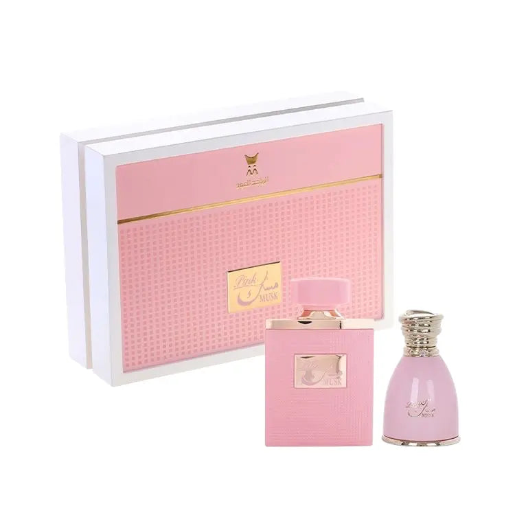 Coffret – Musk Pink Collection – Al Majed Oud Mila Fragrance