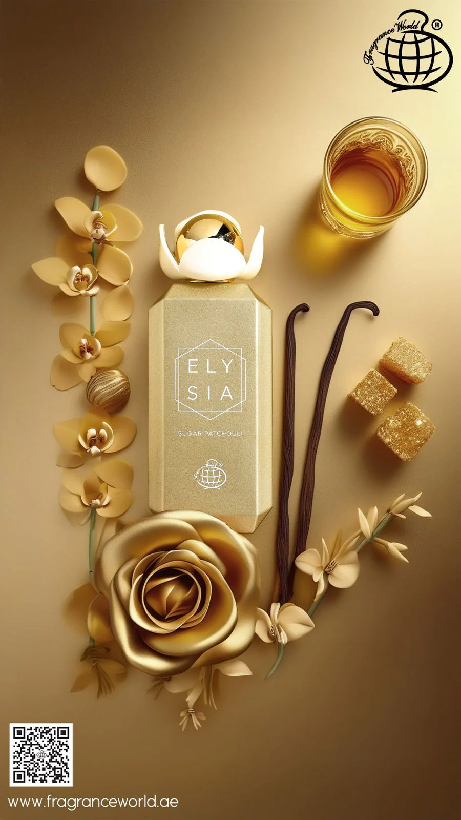 Elysia – Sugar Patchouli – Fragrance World – 100ml Fragrance World